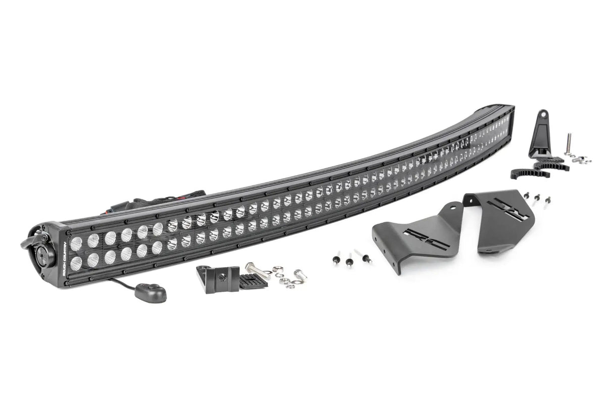 LED Light | Rear Mount | 50" Black Pair | Polaris Ranger 1000/Ranger XP 900/1000 by Rough Country