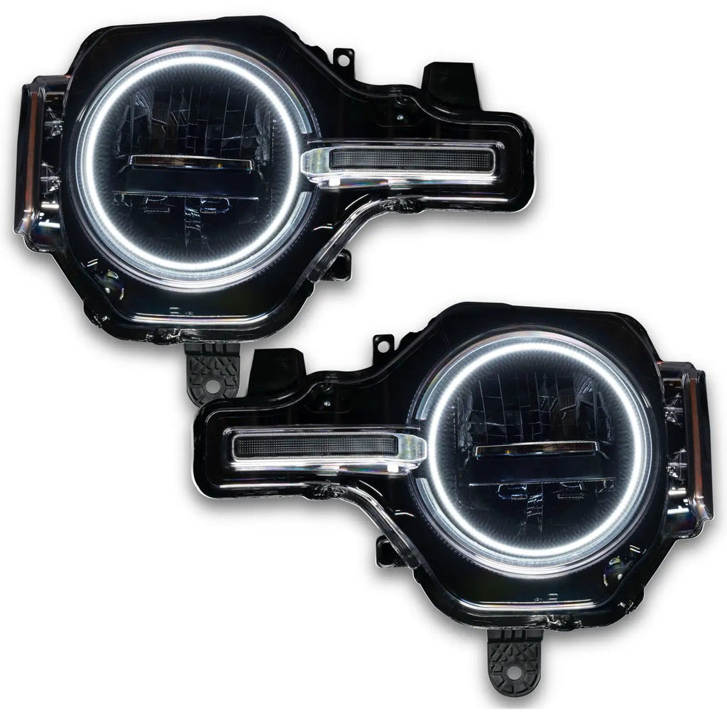 2021-2022 Ford Bronco LED Headlight Halo Kit - Base Headlights by Oracle Lighting