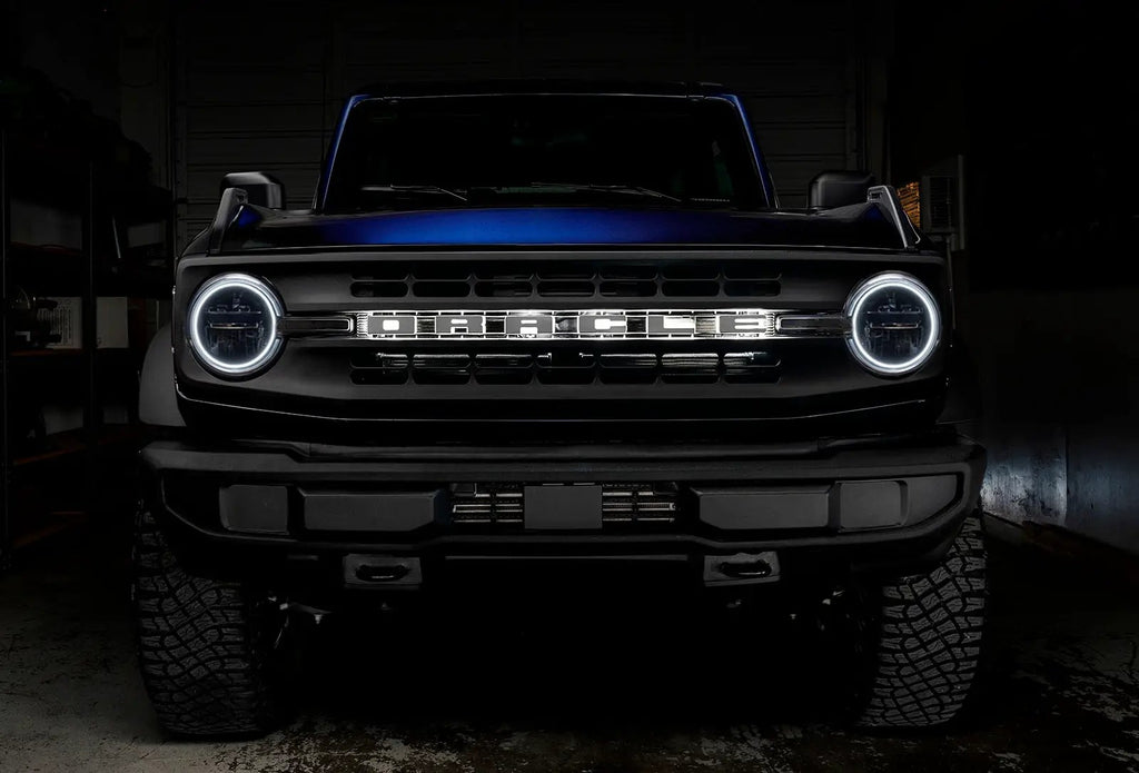 2021-2022 Ford Bronco LED Headlight Halo Kit - Base Headlights by Oracle Lighting