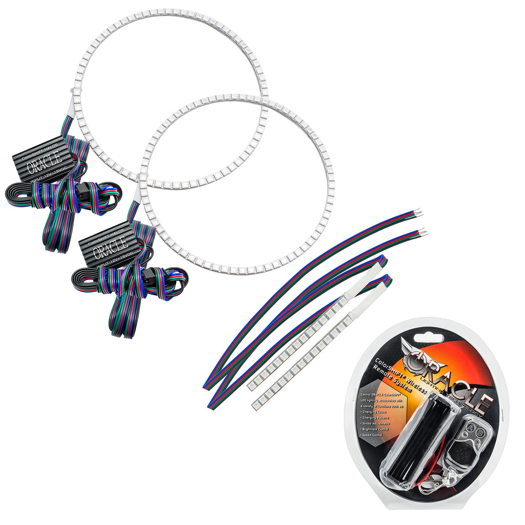 ColorSHIFT(tm) Headlight Halo Kit w/DRL Bar - Base Headlights by Oracle Lighting