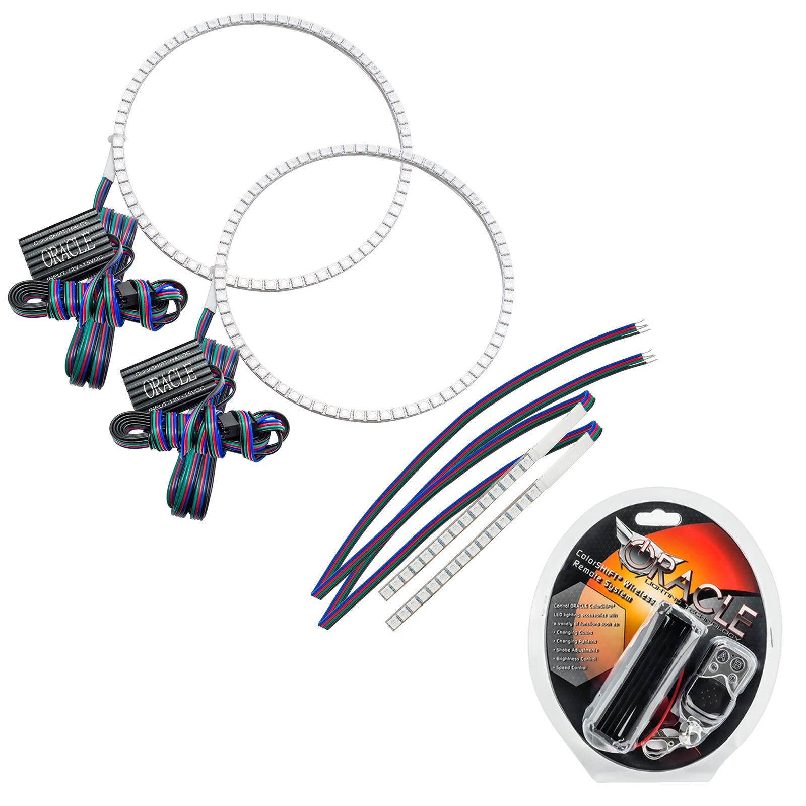 ColorSHIFT(tm) Headlight Halo Kit w/DRL Bar - Base Headlights by Oracle Lighting