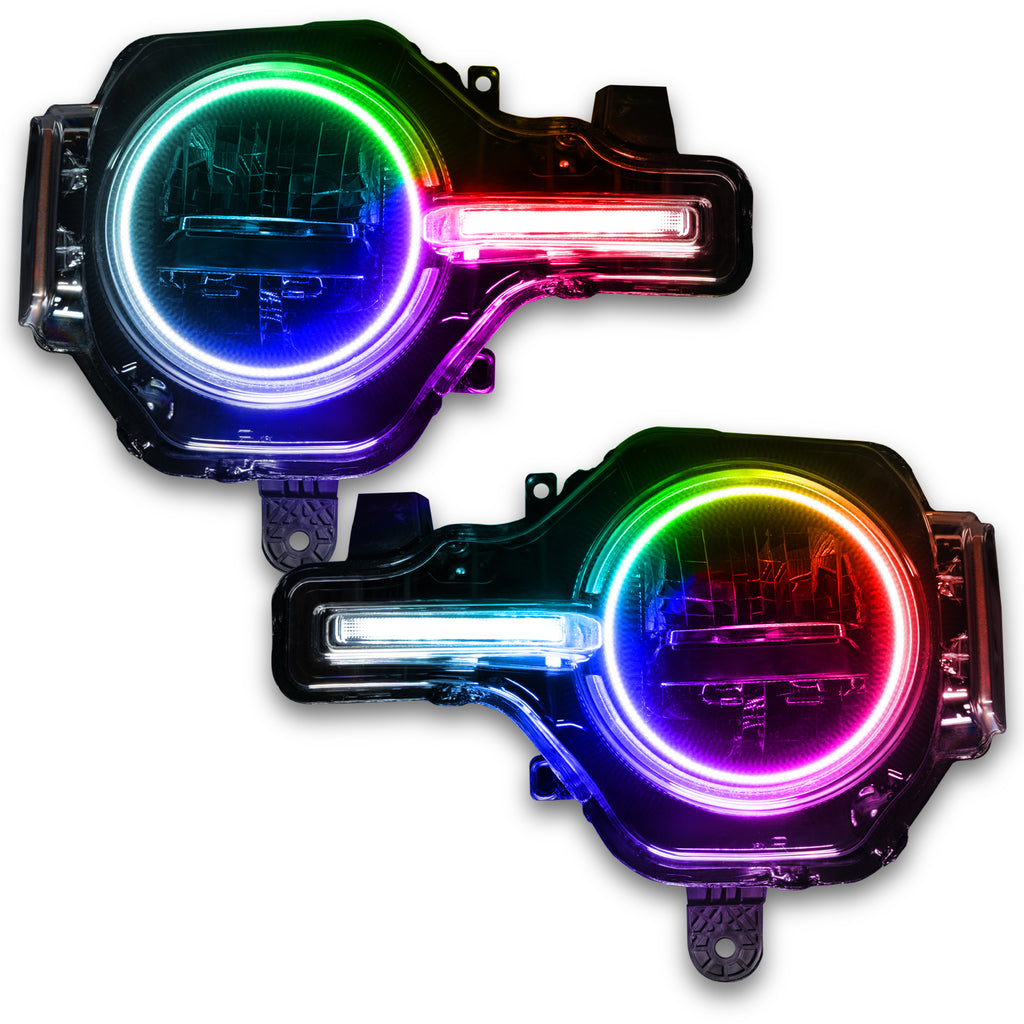 ColorSHIFT(tm) Headlight Halo Kit w/DRL Bar - Base Headlights by Oracle Lighting