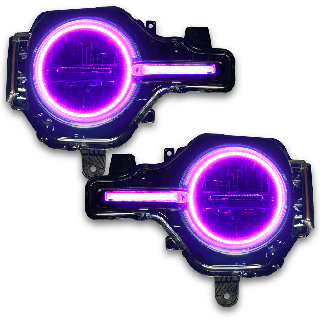 ColorSHIFT(tm) Headlight Halo Kit w/DRL Bar - Base Headlights by Oracle Lighting