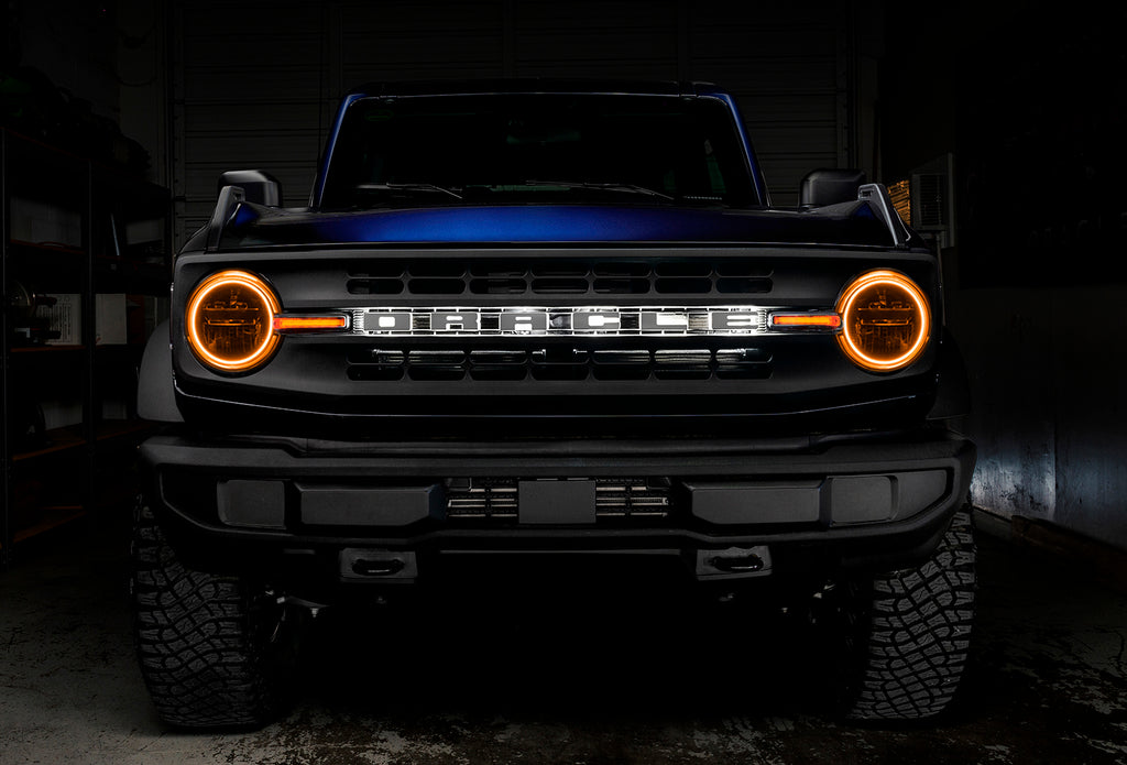 ColorSHIFT(tm) Headlight Halo Kit w/DRL Bar - Base Headlights by Oracle Lighting
