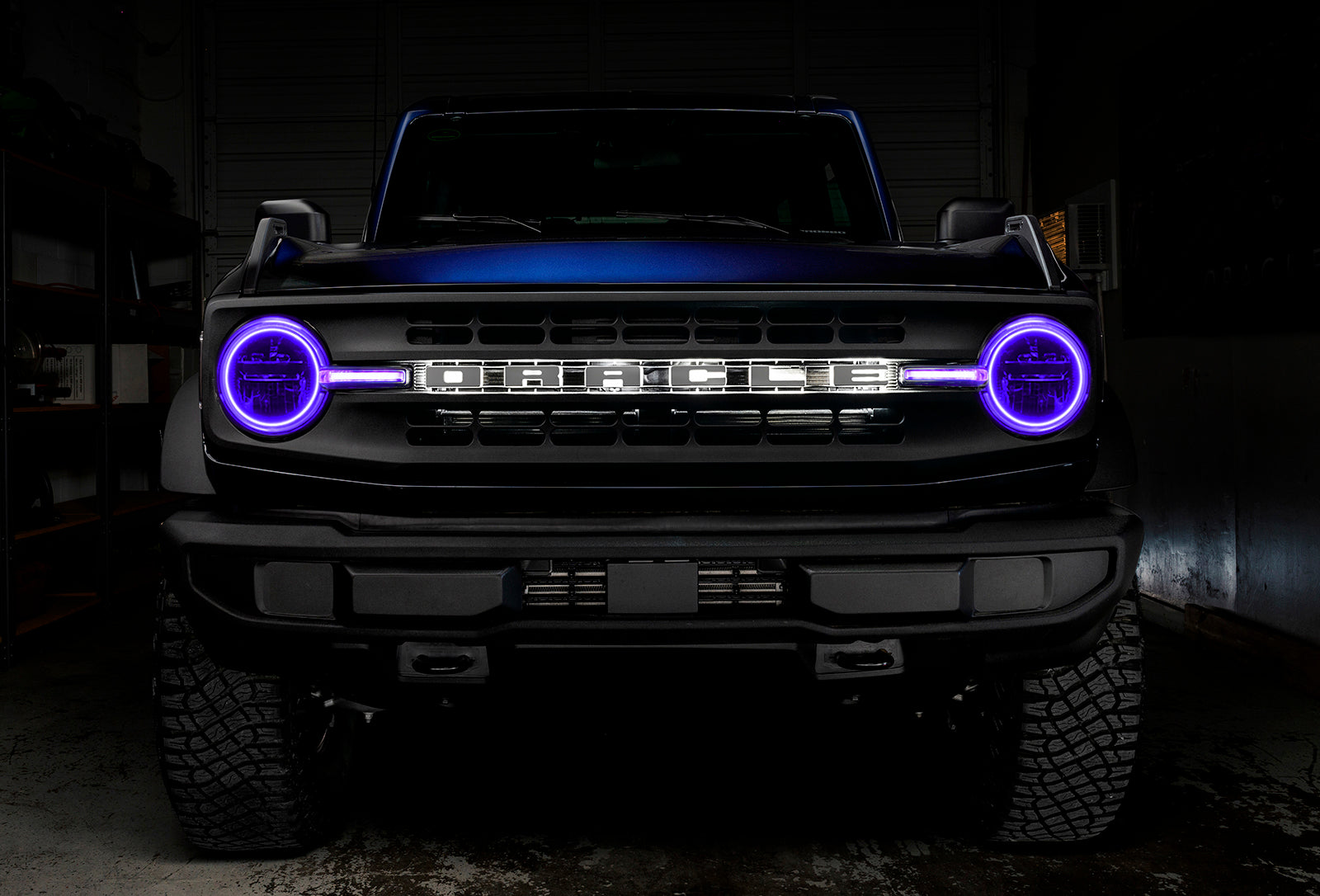 ColorSHIFT(tm) Headlight Halo Kit w/DRL Bar - Base Headlights by Oracle Lighting