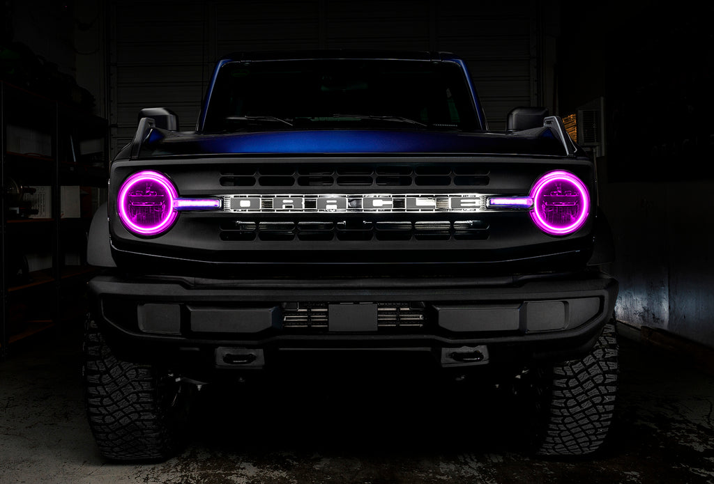 ColorSHIFT(tm) Headlight Halo Kit w/DRL Bar - Base Headlights by Oracle Lighting