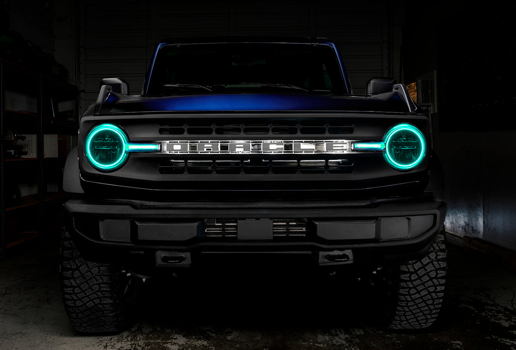 ColorSHIFT(tm) Headlight Halo Kit w/DRL Bar - Base Headlights by Oracle Lighting