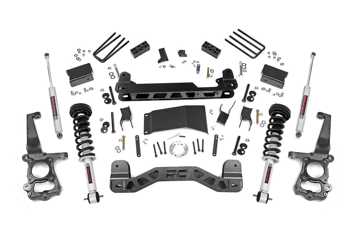 4 Inch Lift Kit | N3 Struts | Ford F-150 4WD (2015-2020) by Rough Country