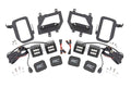 LED Light Kit | Fog Mount | Dual 2" Black Pairs | Flood | Ford F-150 (15-17) by Rough Country