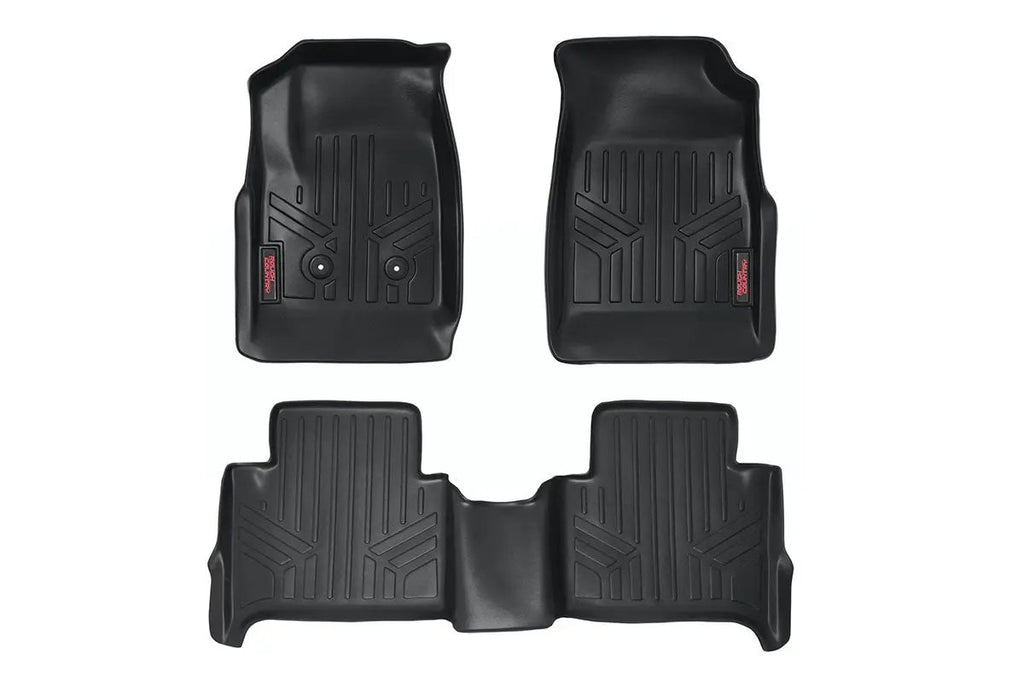 Floor Mats | FR & RR | Crew | Chevy/GMC Canyon/Colorado 2WD/4WD (2015-2022) by Rough Country