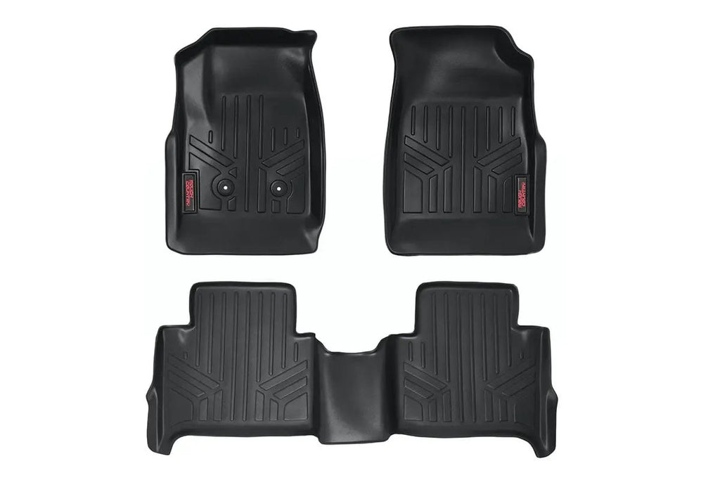 Floor Mats | FR & RR | Crew | Chevy/GMC Canyon/Colorado 2WD/4WD (2015-2022) by Rough Country