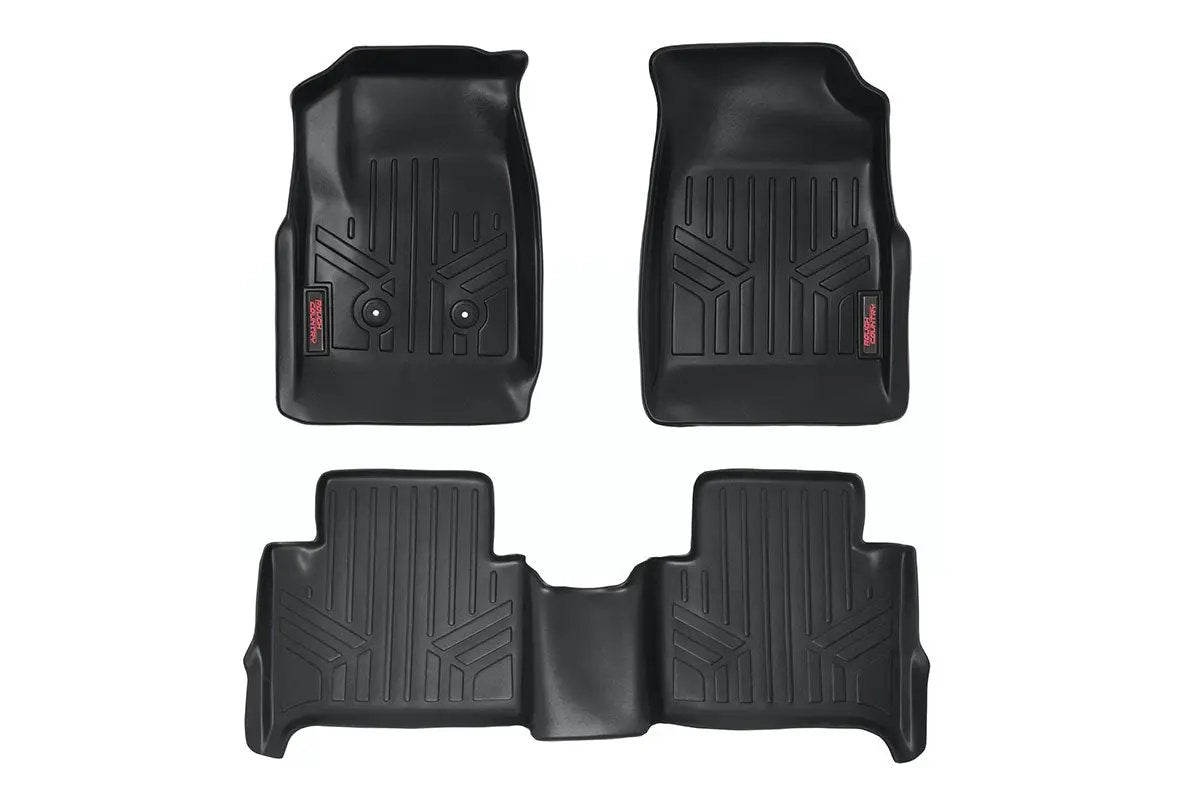 Floor Mats | FR & RR | Crew | Chevy/GMC Canyon/Colorado 2WD/4WD (2015-2022) by Rough Country
