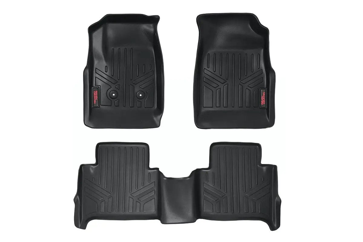 Floor Mats | FR & RR | Crew | Chevy/GMC Canyon/Colorado 2WD/4WD (2015-2022) by Rough Country
