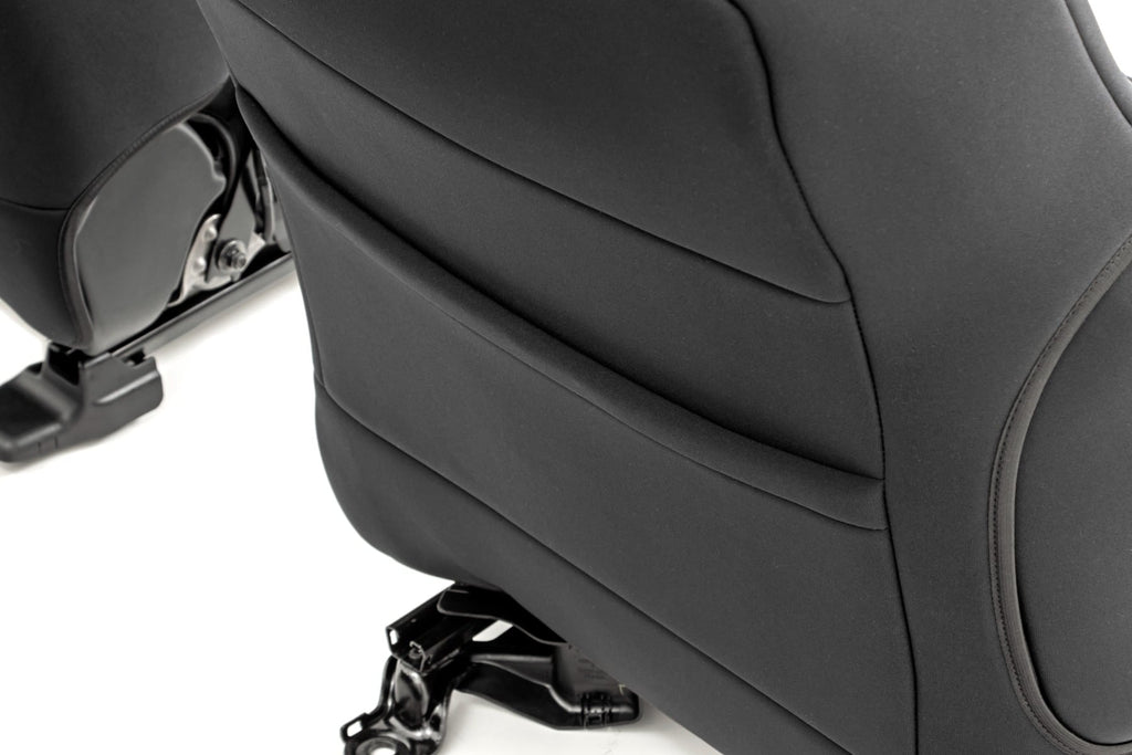 Seat Covers | FR & RR | Crew Cab | Toyota Tacoma 2WD/4WD (2005-2015) by Rough Country