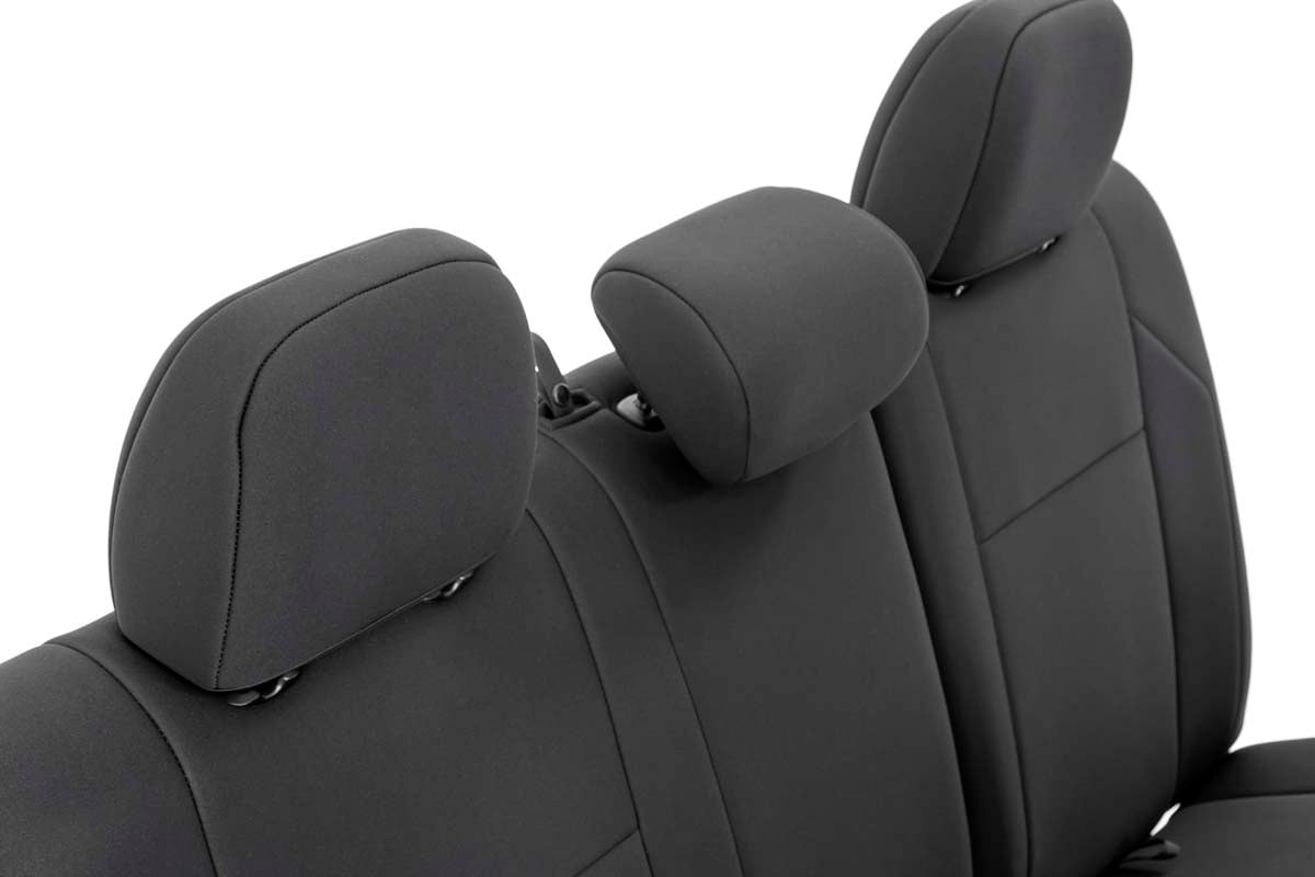 Seat Covers | Front | Double Cab | Toyota Tacoma 2WD/4WD (2016-2023) by Rough Country