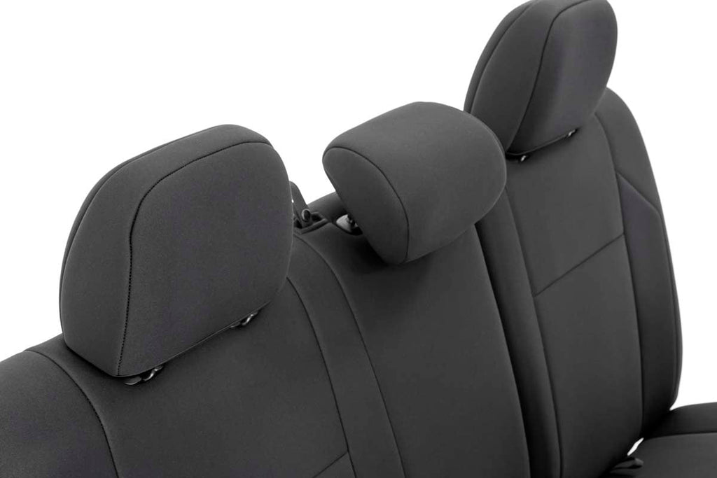 Seat Covers | Front | Double Cab | Toyota Tacoma 2WD/4WD (2016-2023) by Rough Country