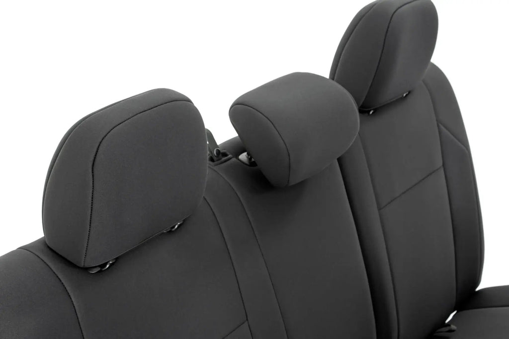 Seat Covers | FR & RR | Crew Cab | Toyota Tacoma 2WD/4WD (2005-2015) by Rough Country