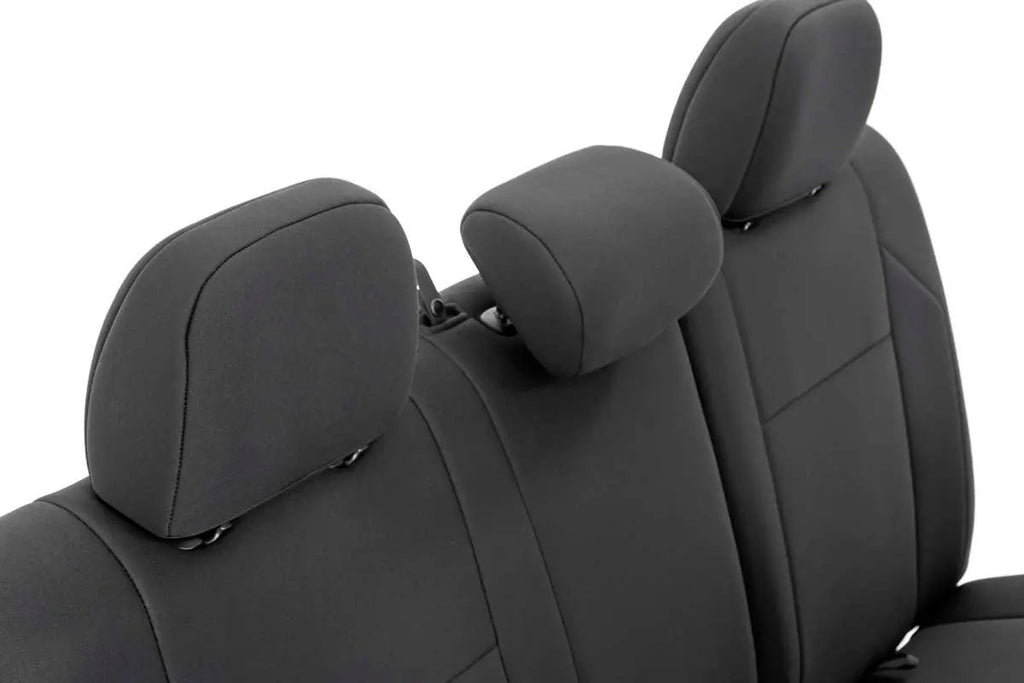 Seat Covers | FR & RR | Double Cab | Toyota Tacoma 2WD/4WD (2016-2023) by Rough Country