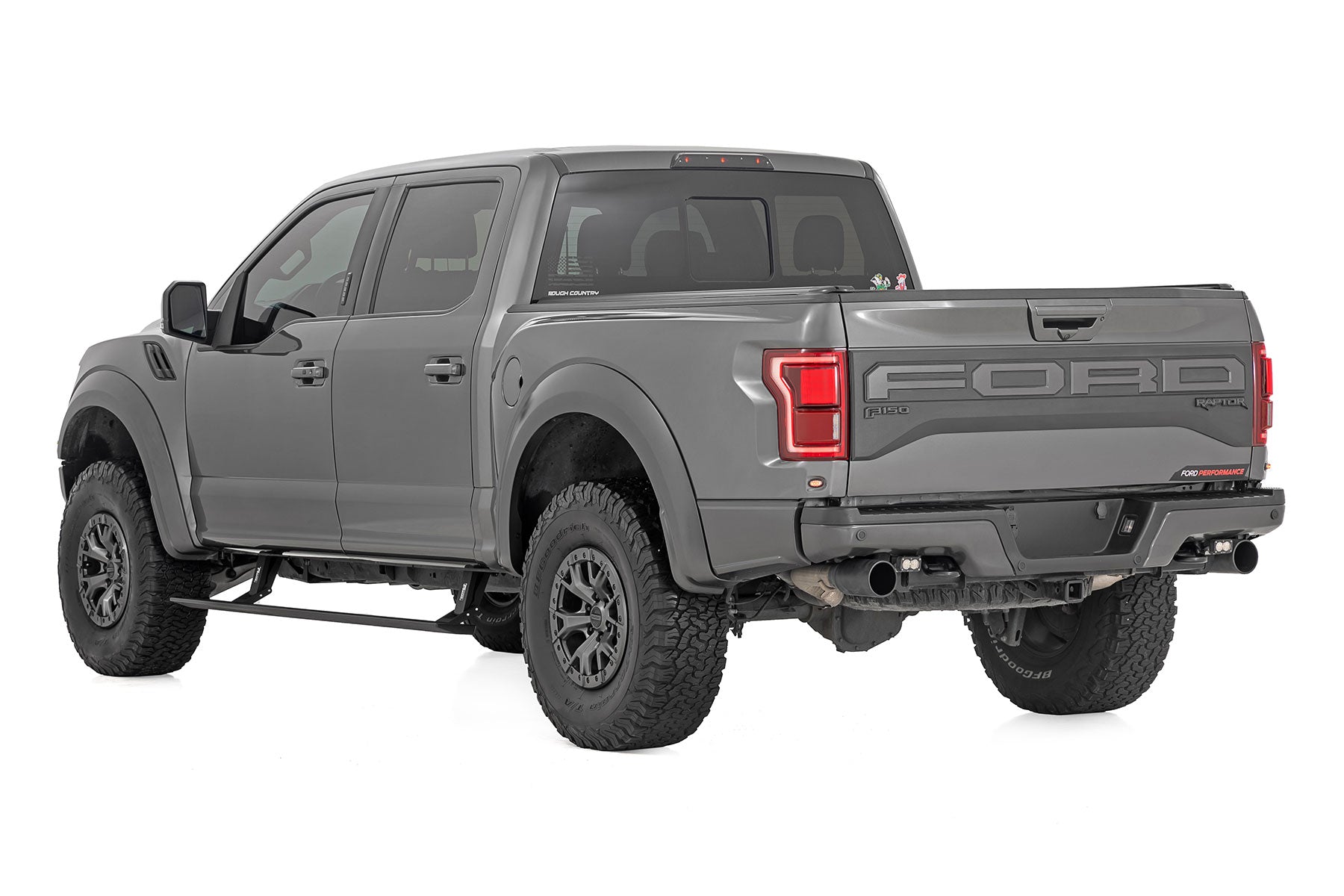 Power Running Boards | Dual Electric Motor | Crew Cab | Ford F-150/Lightning/F-250/F-350/Raptor (15-26) by Rough Country