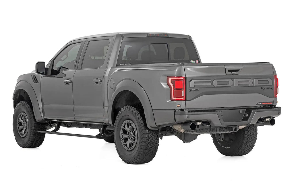 Power Running Boards | Dual Electric Motor | Crew Cab | Ford F-150/Lightning/F-250/F-350/Raptor (15-26) by Rough Country