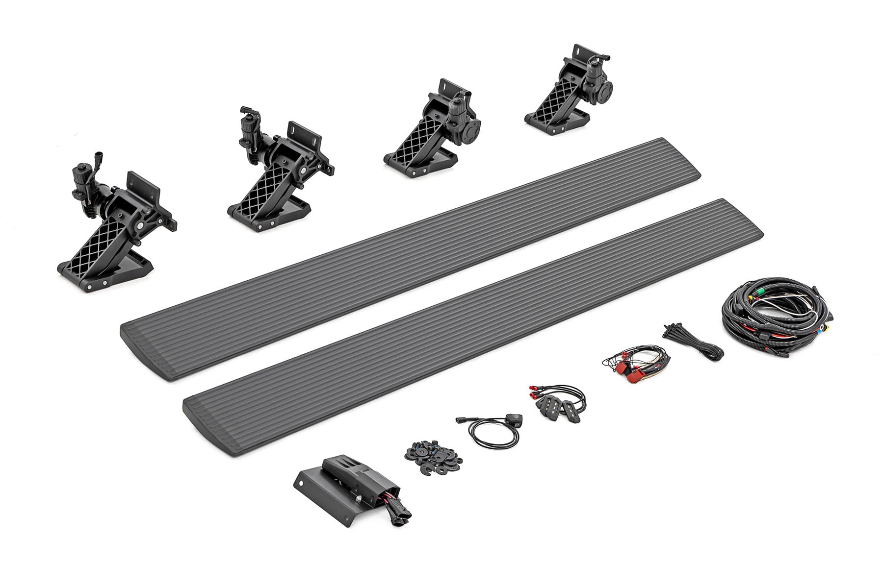 Power Running Boards | Dual Electric Motor | Crew Cab | Ford F-150/Lightning/F-250/F-350/Raptor (15-26) by Rough Country