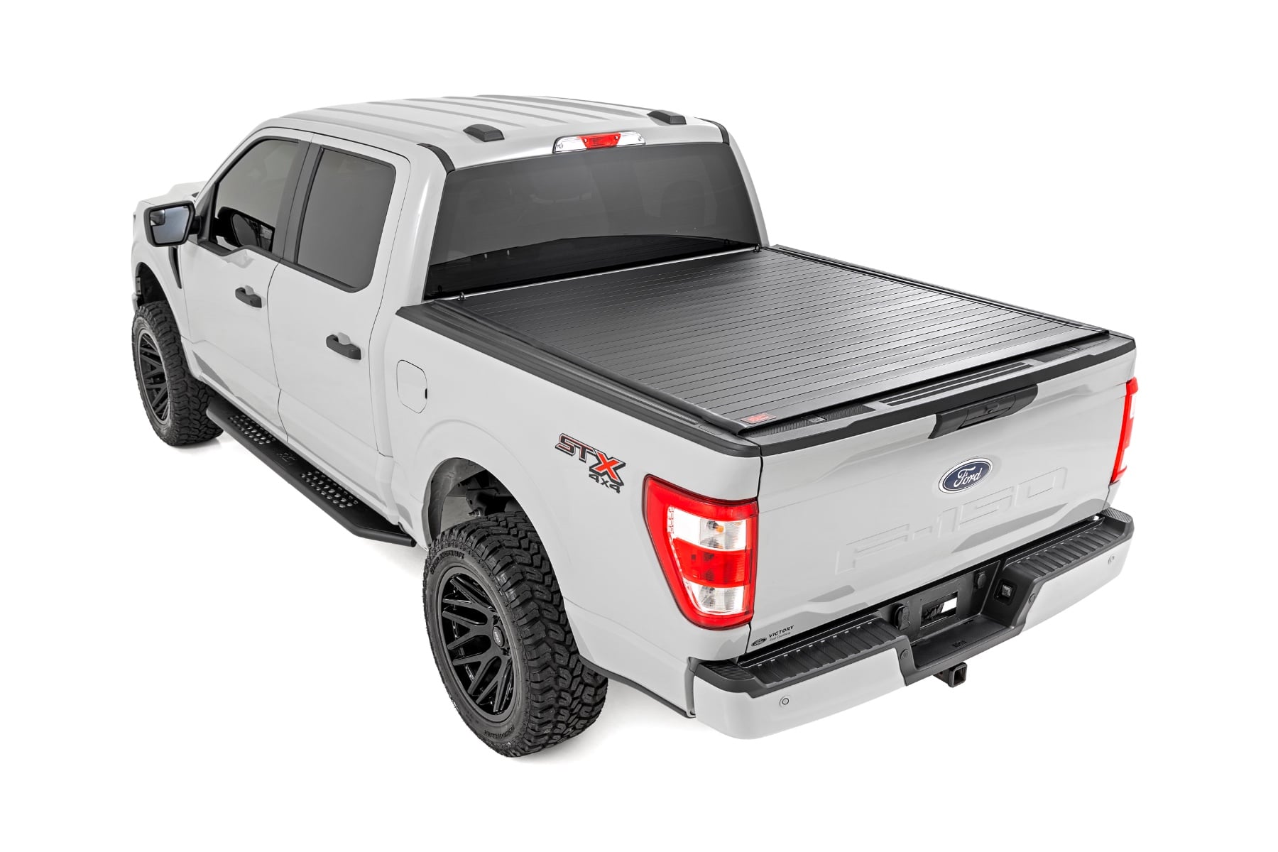 Hard Roll Up Bed Cover | 5'7" Bed | Ford F-150 (15-26)/F-150 Lightning (22-26) by Rough Country