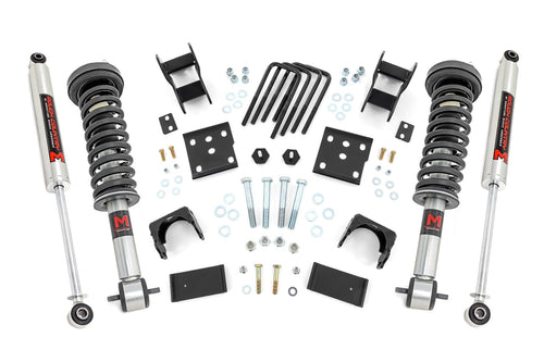 2 Inch Lowering Kit | 4 Inch Rear Lowering | M1 | Ford F-150 4WD (2015-2026) by Rough Country