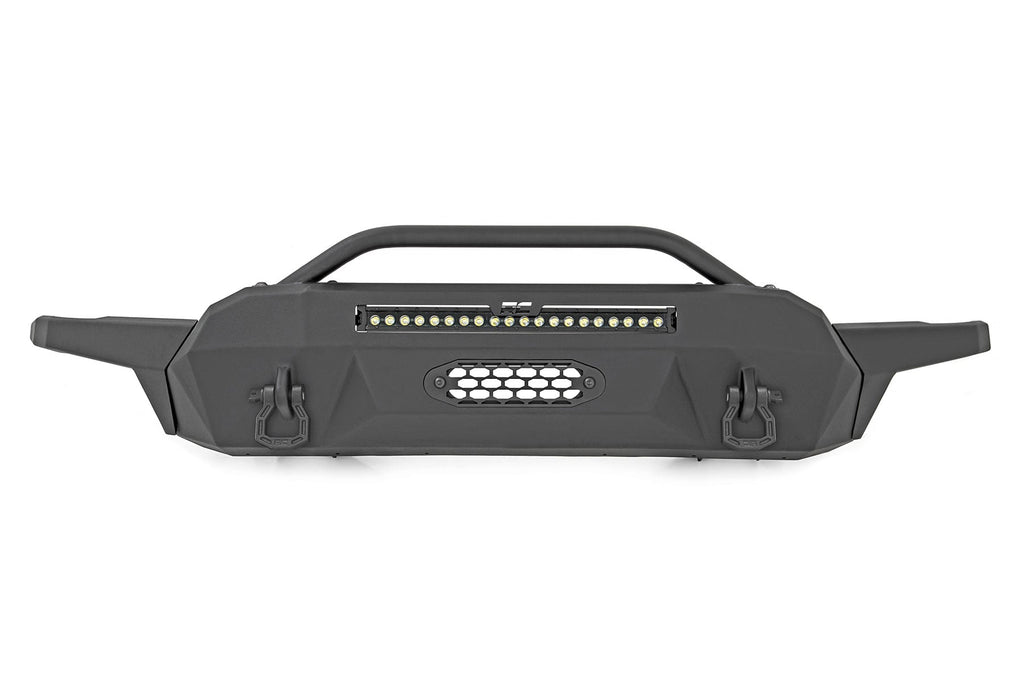 Front Bumper | High Clearance | Hybrid | 20" Blk DRL LED | Toyota Tacoma (16-23) by Rough Country