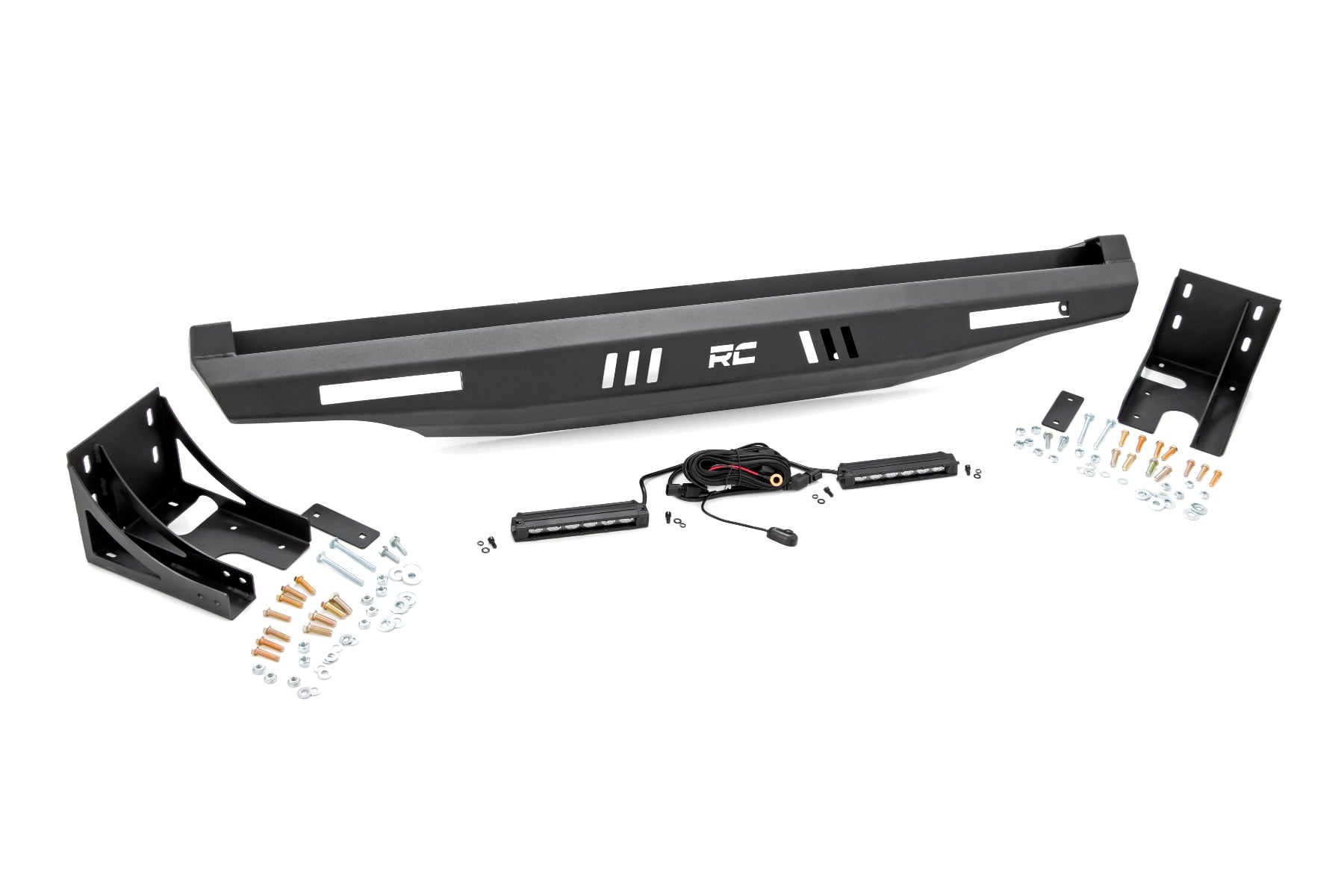 Bumper | Rear | 6" Black Slimline LED Pair | Multiple Makes & Models (Can-Am/Polaris) by Rough Country
