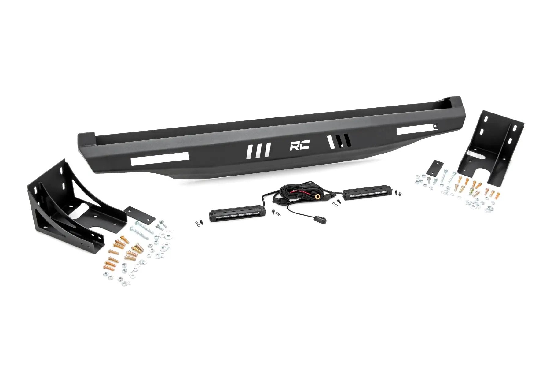 Bumper | Rear | 6" Black Slimline LED Pair | Multiple Makes & Models (Can-Am/Polaris) by Rough Country