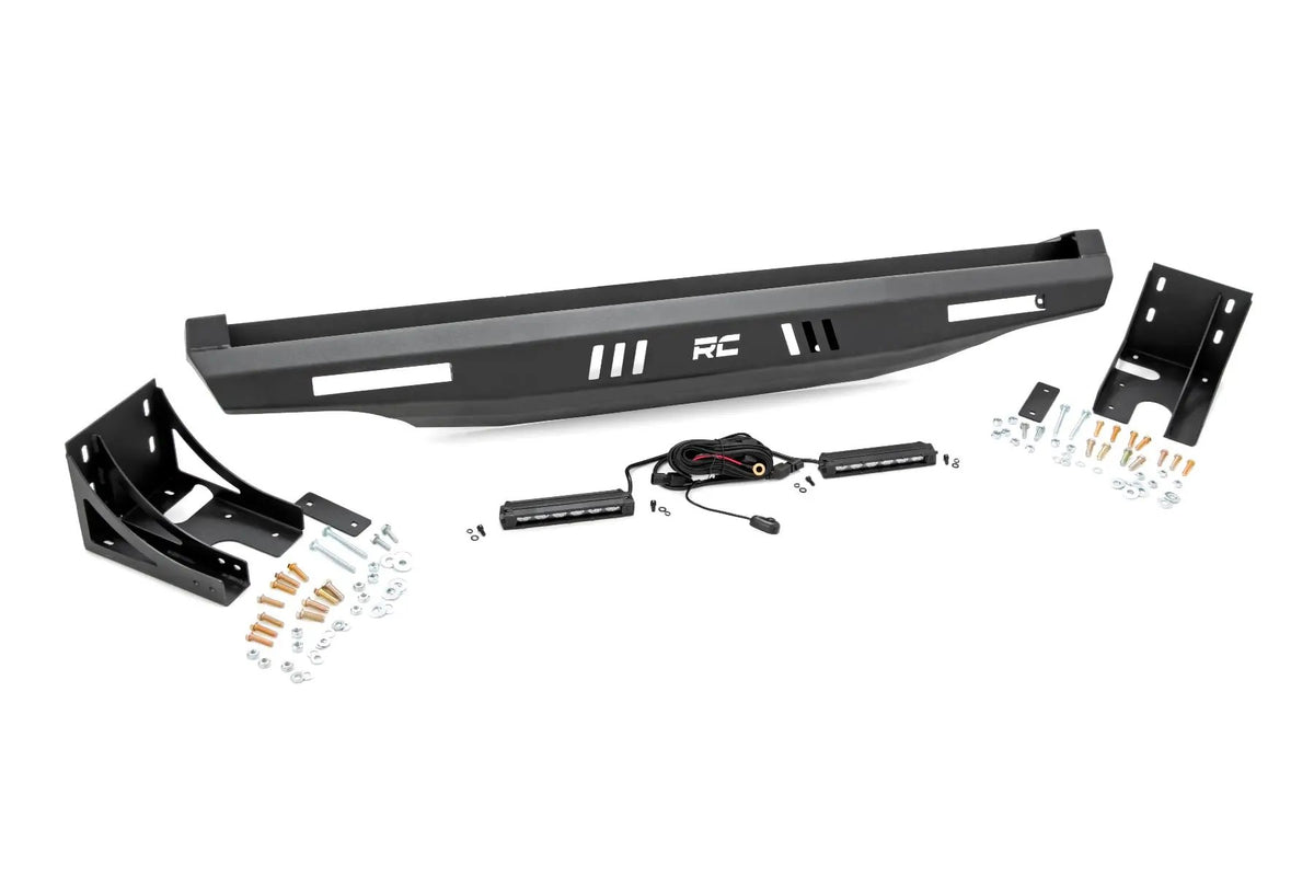 Bumper | Rear | 6" Black Slimline LED Pair | Multiple Makes & Models (Can-Am/Polaris) by Rough Country