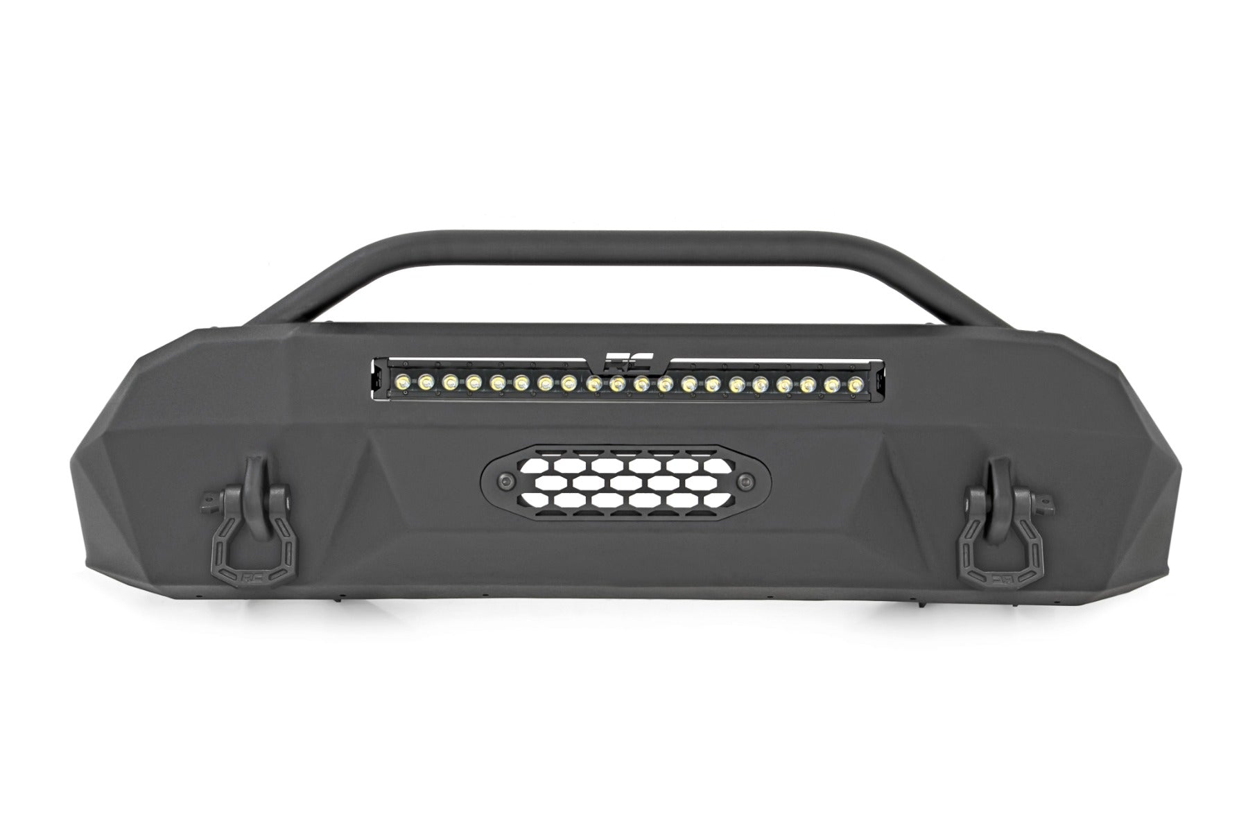 Front Bumper | Hybrid | 20" Blk DRL LED | Toyota Tacoma 2WD/4WD (2016-2023) by Rough Country