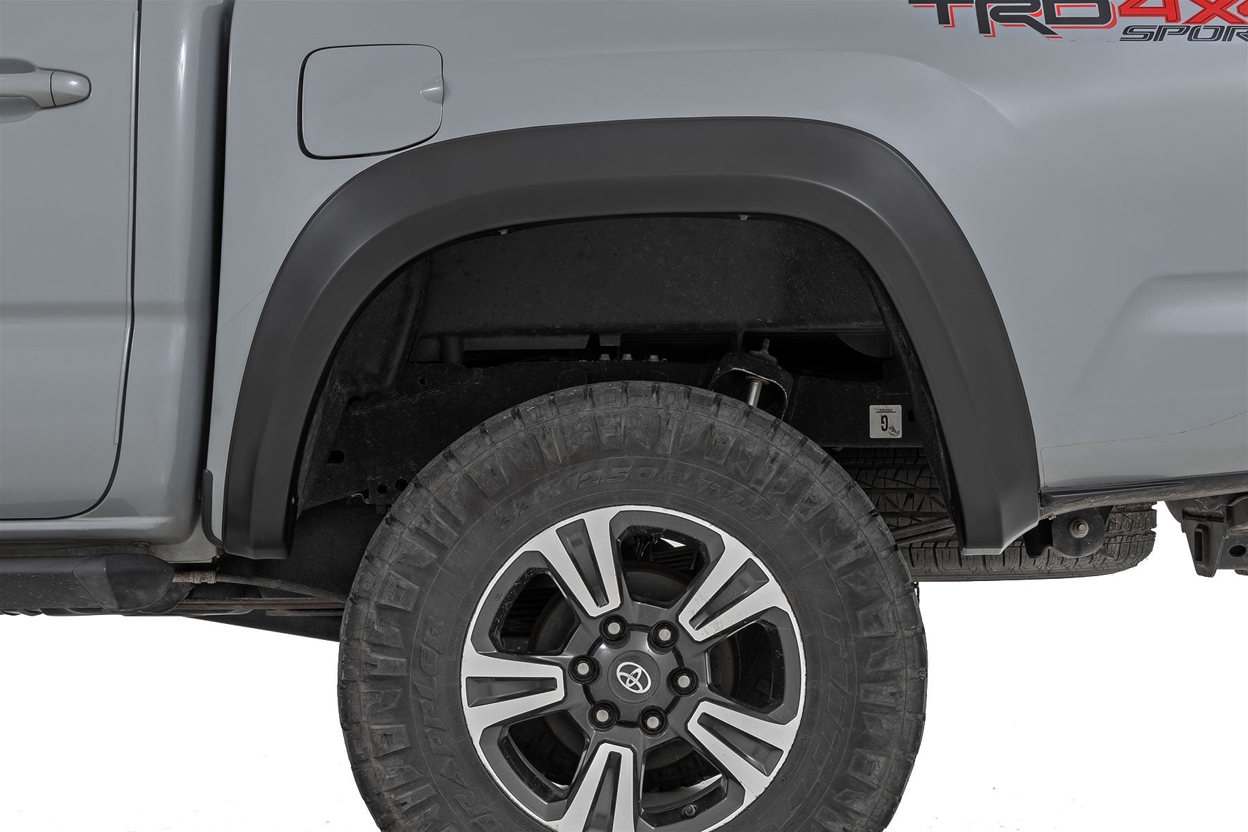 Sport Fender Flares | 202 Black Onyx | Toyota Tacoma 2WD/4WD (2016-2023) by Rough Country