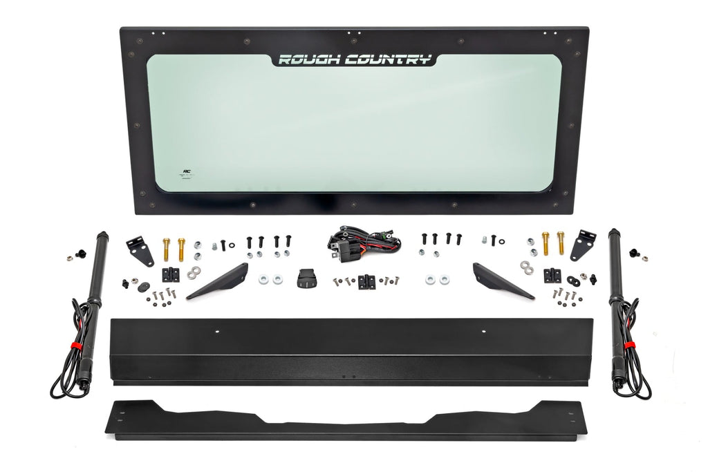 Electric Tilt Windshield | Glass | Honda Pioneer 1000 by Rough Country
