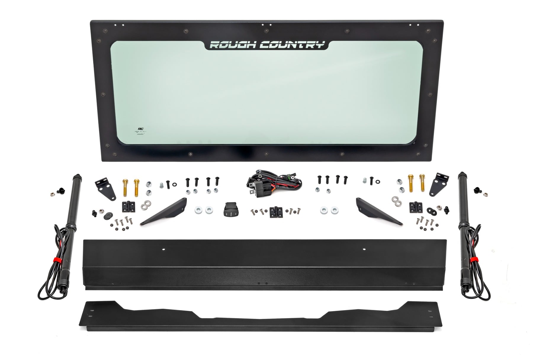 Electric Tilt Windshield | Glass | Honda Pioneer 1000 by Rough Country