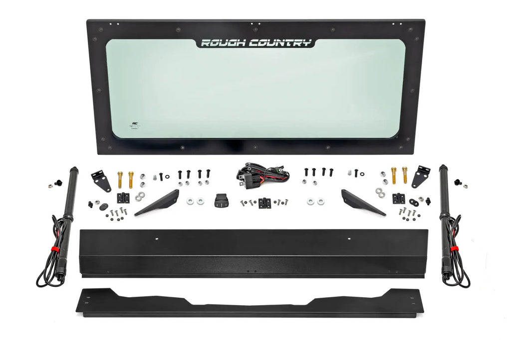 Electric Tilt Windshield | Glass | Honda Pioneer 1000 by Rough Country