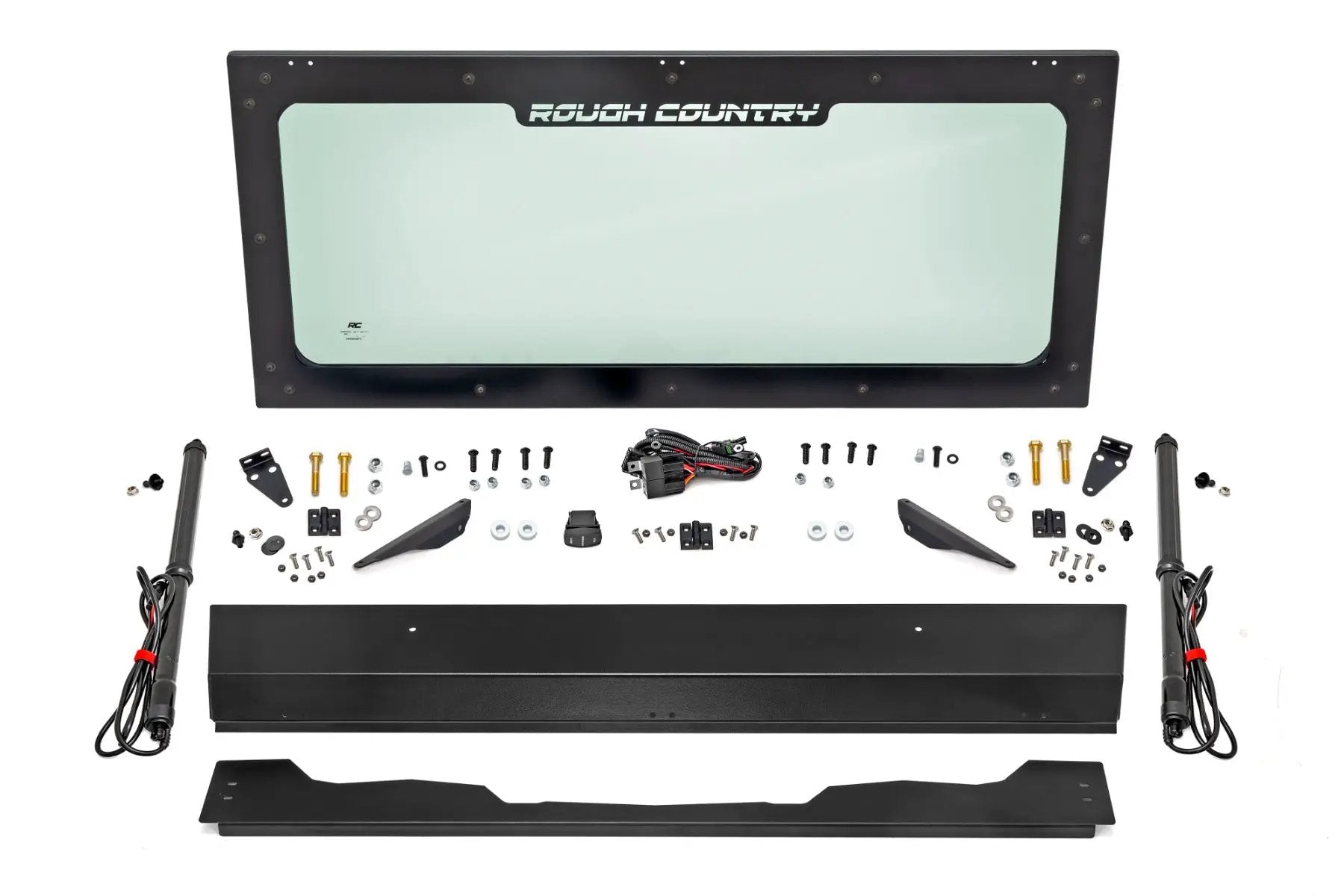 Electric Tilt Windshield | Glass | Honda Pioneer 1000 by Rough Country
