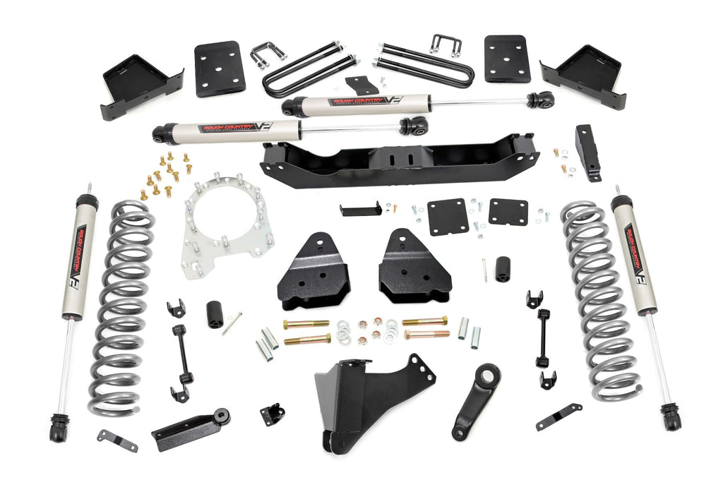 6 Inch Lift Kit | Diesel | No OVLD | V2 | Ford F-250/F-350 Super Duty (17-22) by Rough Country