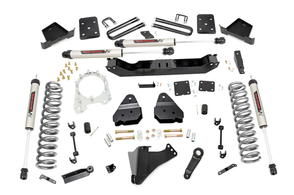 6 Inch Lift Kit | No OVLDS | V2 | Ford F-250/F-350 Super Duty 4WD (2017-2022) by Rough Country