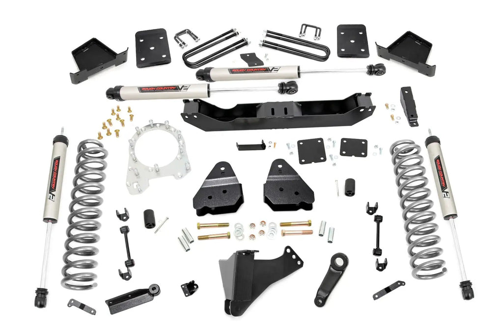 6 Inch Lift Kit | No OVLDS | V2 | Ford F-250/F-350 Super Duty 4WD (2017-2022) by Rough Country