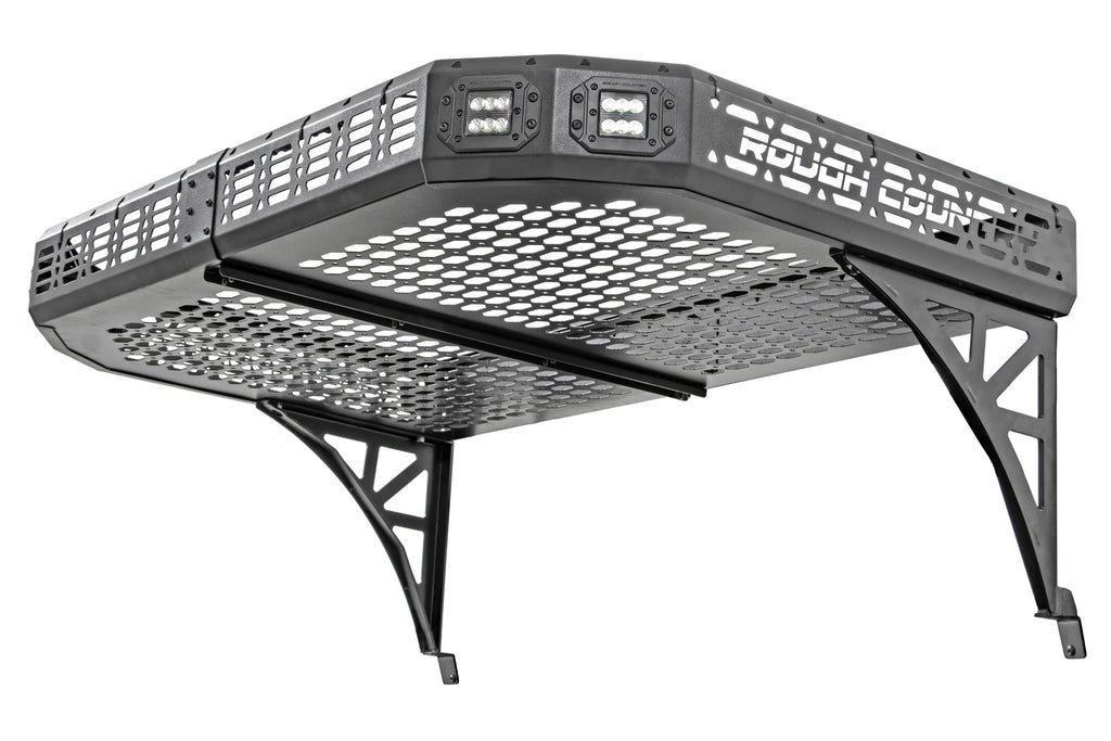 Cargo Rack | Dual 2" Black LED Pairs | Flush Mount | Can-Am Defender HD 5/HD 8/HD 9/HD 10 by Rough Country
