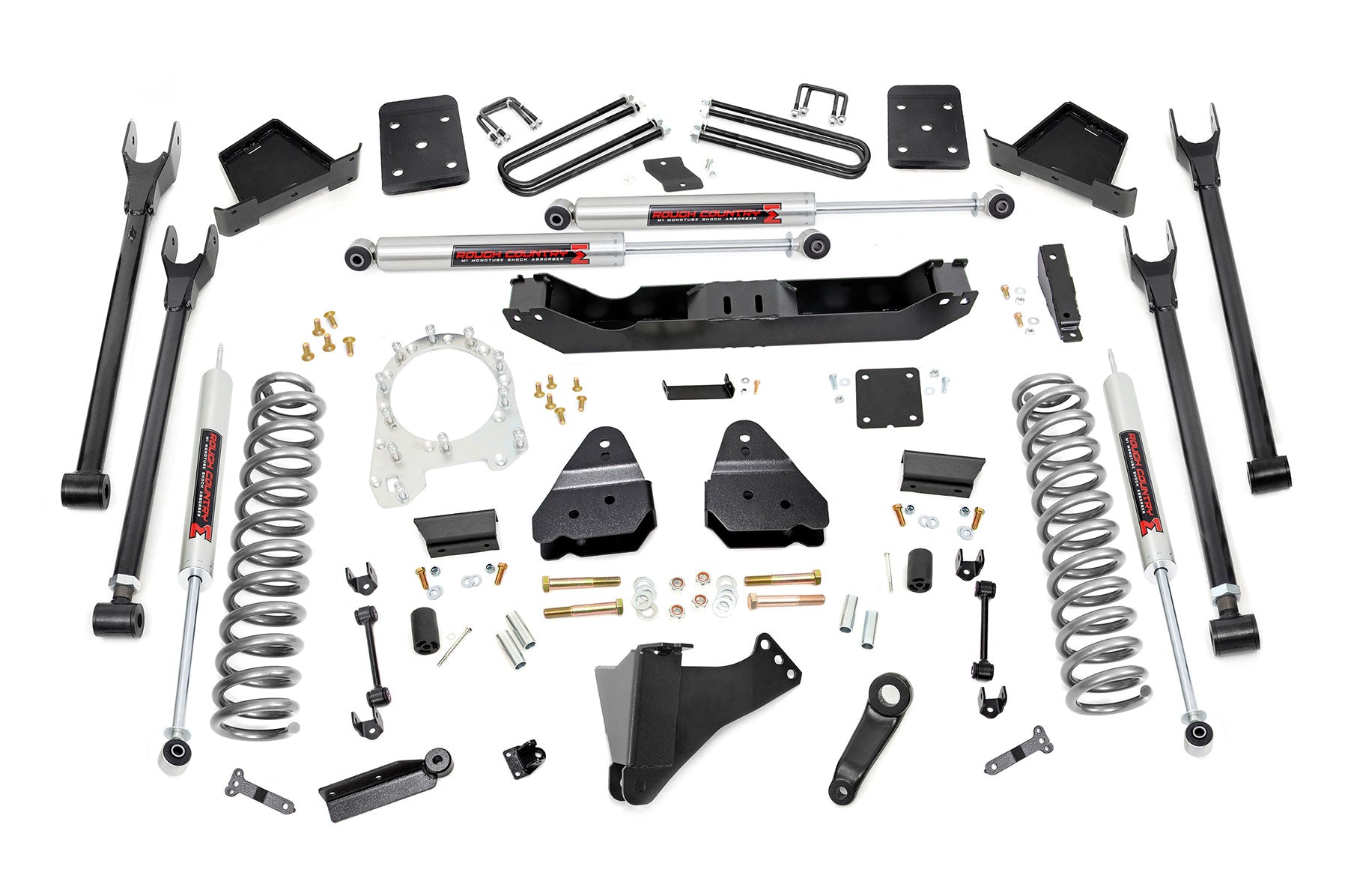 6 Inch Lift Kit | 4-Link | No OVLD | M1 | Ford F-250/F-350 Super Duty (17-22) by Rough Country