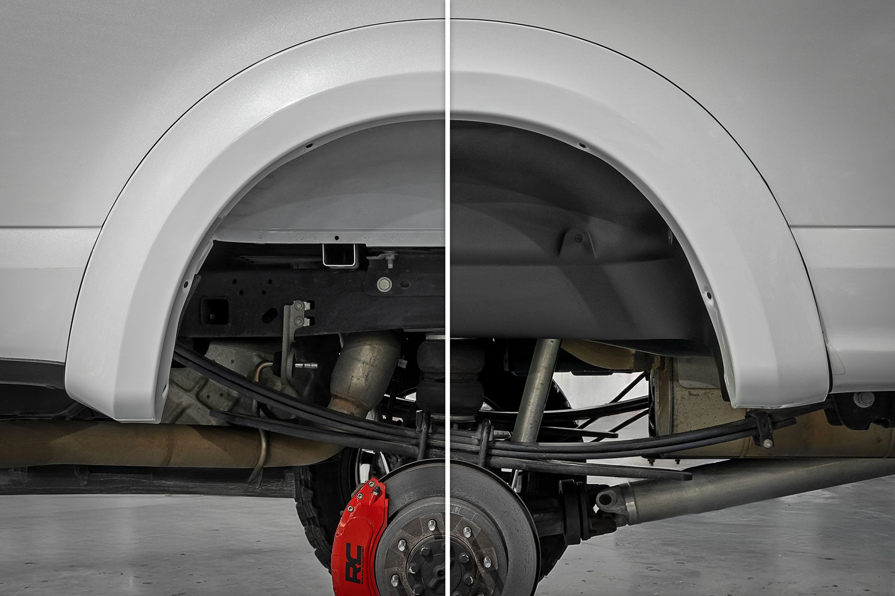 Rear Wheel Well Liners | Ford F-250/F-350 Super Duty 2WD/4WD (2017-2026) by Rough Country