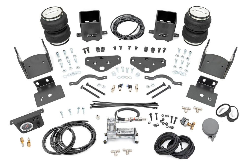 Air Spring Kit w/compressor | Ford F-250/F-350 Super Duty 4WD (2017-2022) by Rough Country
