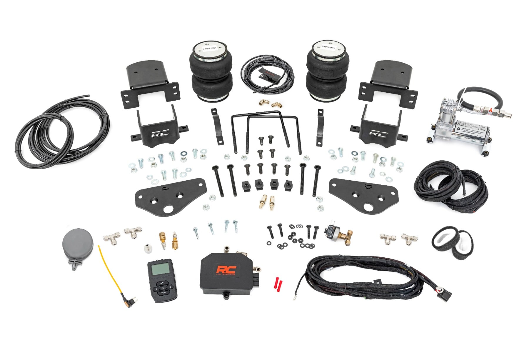 Air Spring Kit w/compressor | Wireless Controller | Ford F-250/F-350 Super Duty (17-26) by Rough Country