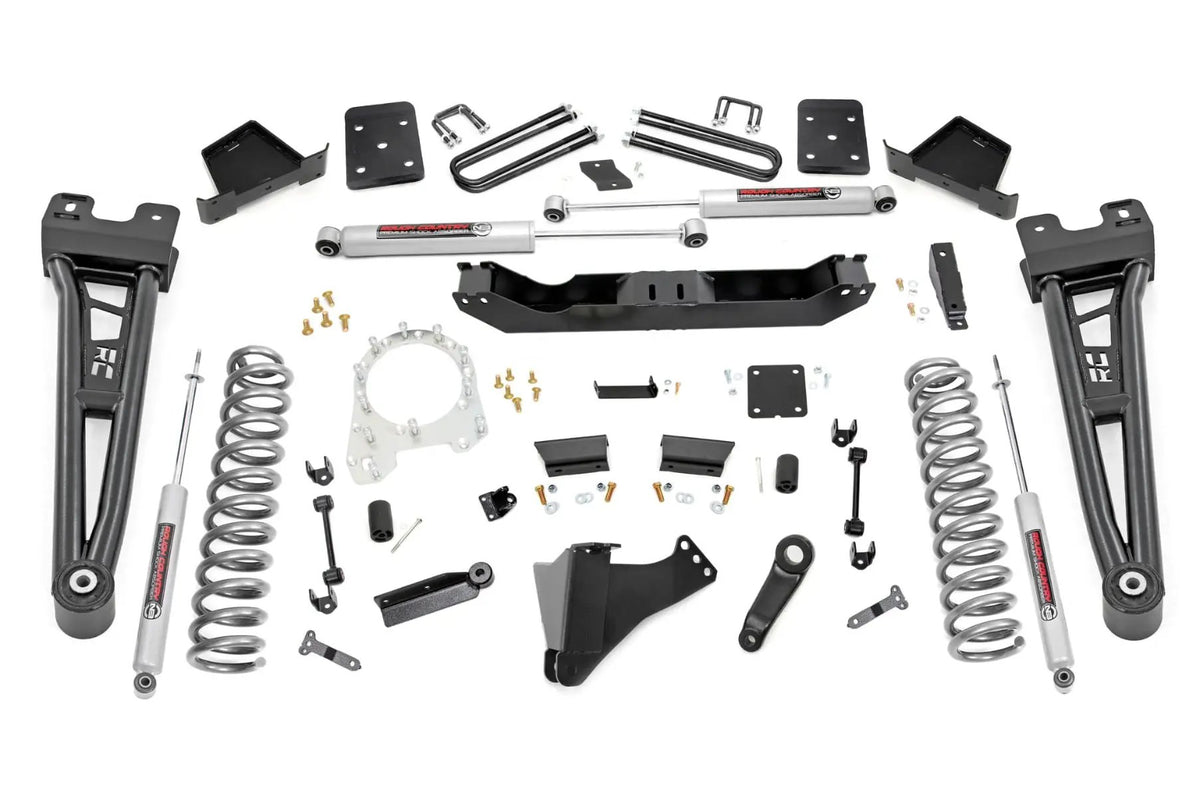 6 Inch Lift Kit | Overloads | Ford F-250/F-350 Super Duty 4WD (2017-2022) by Rough Country