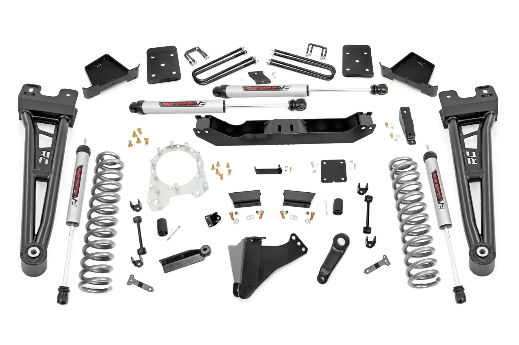6 Inch Lift Kit | R/A | OVLDS | V2 | Ford F-250/F-350 Super Duty 4WD (17-22) by Rough Country