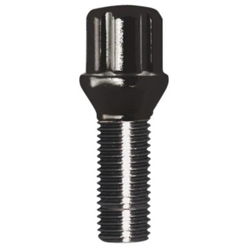 SPLINE LUG BOLT 14-1.25 35MM BLK BULK by Gorilla Automotive