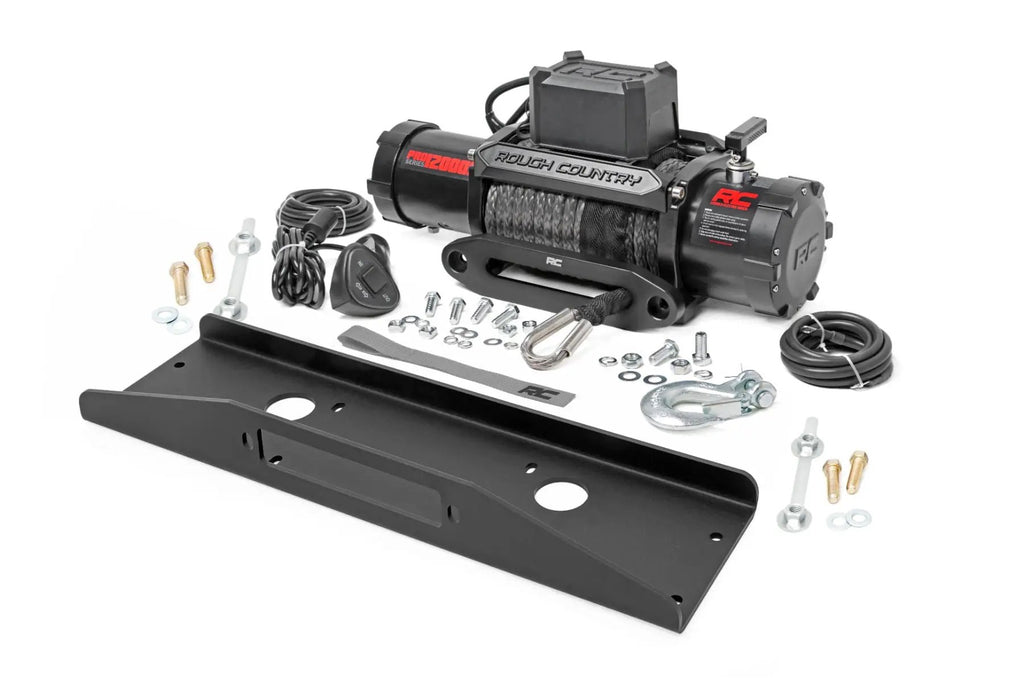 Winch Plate | PRO12000S | Mahindra Roxor by Rough Country