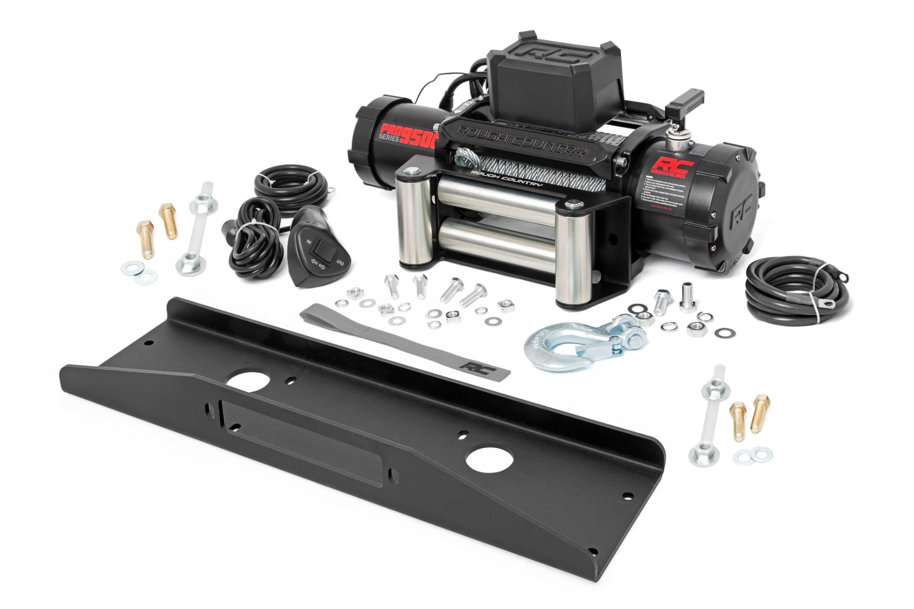 Winch Plate | PRO9500 | Mahindra Roxor by Rough Country